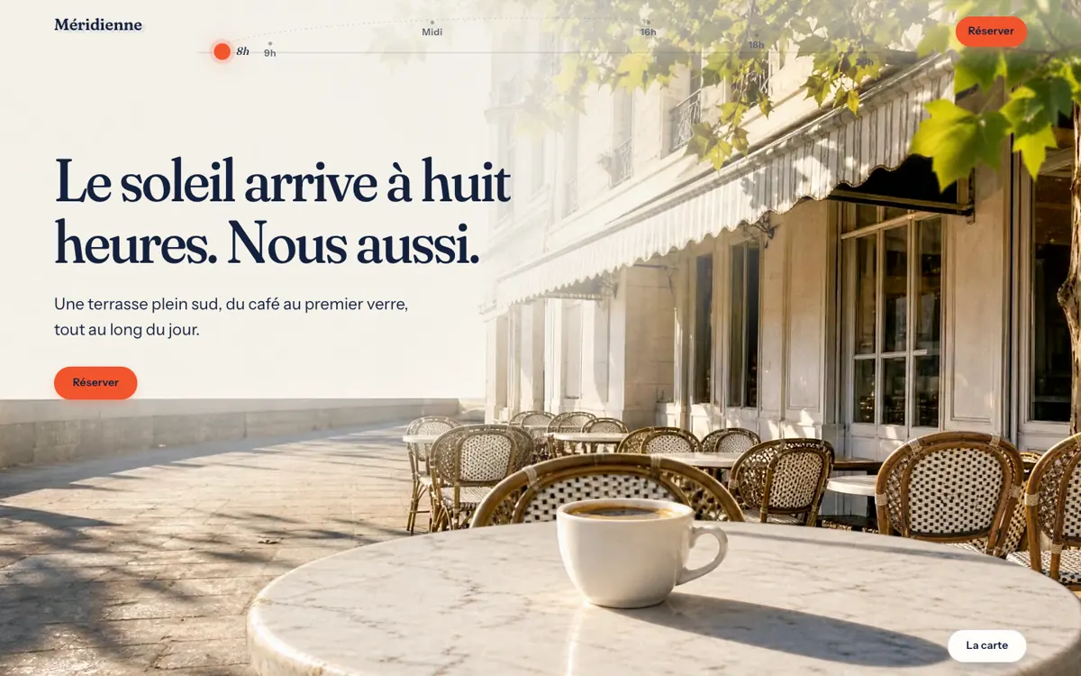The website Méridienne